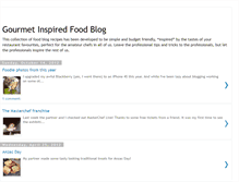 Tablet Screenshot of gourmet-inspired.blogspot.com