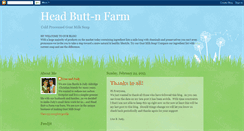 Desktop Screenshot of headbuttnfarm.blogspot.com