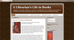 Desktop Screenshot of librarianslifeinbooks.blogspot.com