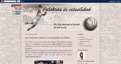 Desktop Screenshot of palabrasdeactualidad.blogspot.com