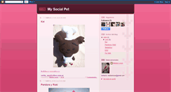 Desktop Screenshot of mysocialpet.blogspot.com