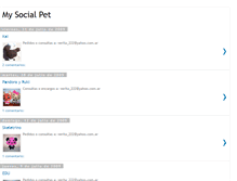 Tablet Screenshot of mysocialpet.blogspot.com