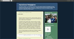 Desktop Screenshot of impresionespedagogicas.blogspot.com