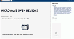 Desktop Screenshot of microwaveovenreviews.blogspot.com