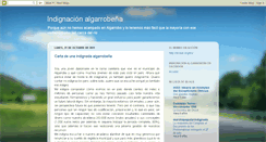 Desktop Screenshot of algarroboindignao.blogspot.com