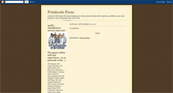 Desktop Screenshot of peninsulapress.blogspot.com