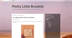 Desktop Screenshot of prettylittlebrunette.blogspot.com