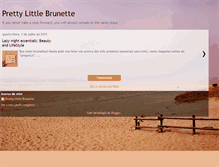 Tablet Screenshot of prettylittlebrunette.blogspot.com