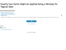 Tablet Screenshot of garlicvaginal-odor.blogspot.com