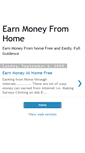 Mobile Screenshot of earnathome99.blogspot.com