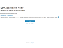 Tablet Screenshot of earnathome99.blogspot.com