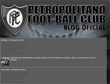 Tablet Screenshot of petropolitanofootballclub.blogspot.com