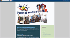 Desktop Screenshot of festivalacadiendeclare.blogspot.com