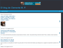 Tablet Screenshot of elblogdeclementemp.blogspot.com