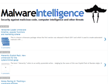 Tablet Screenshot of malwareint.blogspot.com