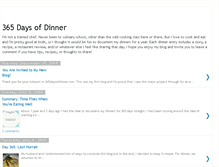 Tablet Screenshot of 365-daysofdinner.blogspot.com
