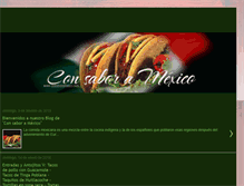 Tablet Screenshot of consaboramexico-recetas.blogspot.com
