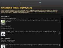 Tablet Screenshot of inwalidzkie-wozki-elektryczne.blogspot.com