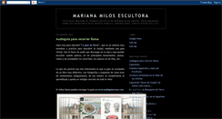 Desktop Screenshot of marianamilosescultora.blogspot.com