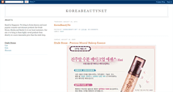 Desktop Screenshot of koreabeautynet.blogspot.com