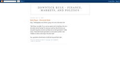 Desktop Screenshot of downtickrule.blogspot.com