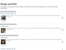 Tablet Screenshot of designanddish.blogspot.com
