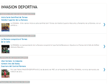 Tablet Screenshot of invasiondeportiva.blogspot.com