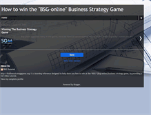 Tablet Screenshot of bsgtutorial.blogspot.com