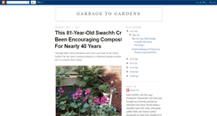 Desktop Screenshot of garbagetogardens.blogspot.com