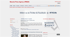 Desktop Screenshot of masonicpressagency.blogspot.com