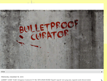 Tablet Screenshot of bulletproofcurator.blogspot.com