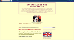 Desktop Screenshot of caterpillarsandbutterflies.blogspot.com