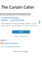 Mobile Screenshot of curtaincallplayers.blogspot.com