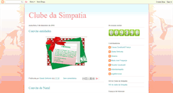 Desktop Screenshot of clubedasimpatia.blogspot.com