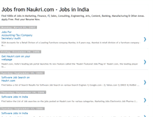 Tablet Screenshot of naukrijobs.blogspot.com