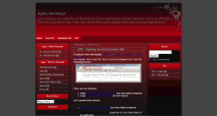 Desktop Screenshot of apex-monkeys.blogspot.com