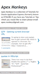 Mobile Screenshot of apex-monkeys.blogspot.com