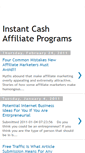 Mobile Screenshot of instant-cash-affiliate-programs.blogspot.com