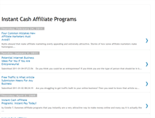 Tablet Screenshot of instant-cash-affiliate-programs.blogspot.com