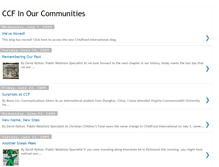 Tablet Screenshot of ccfinourcommunities.blogspot.com