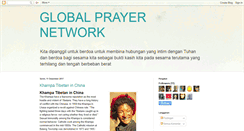 Desktop Screenshot of globalprayernetwork.blogspot.com
