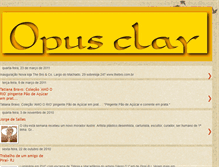 Tablet Screenshot of opusclay.blogspot.com