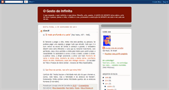 Desktop Screenshot of gostodoinfinito.blogspot.com