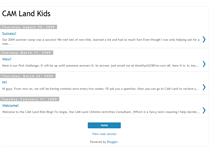 Tablet Screenshot of camlandkids.blogspot.com