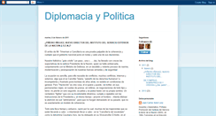 Desktop Screenshot of diplomaciaypolitica.blogspot.com
