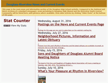 Tablet Screenshot of douglassalumni.blogspot.com