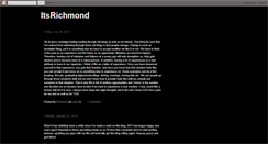 Desktop Screenshot of itsrichmond.blogspot.com