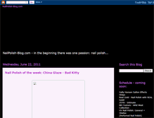 Tablet Screenshot of naillacquer-blog.blogspot.com