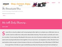 Tablet Screenshot of domesticateddiva.blogspot.com