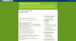Desktop Screenshot of marketingsuccess101.blogspot.com